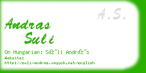 andras suli business card
